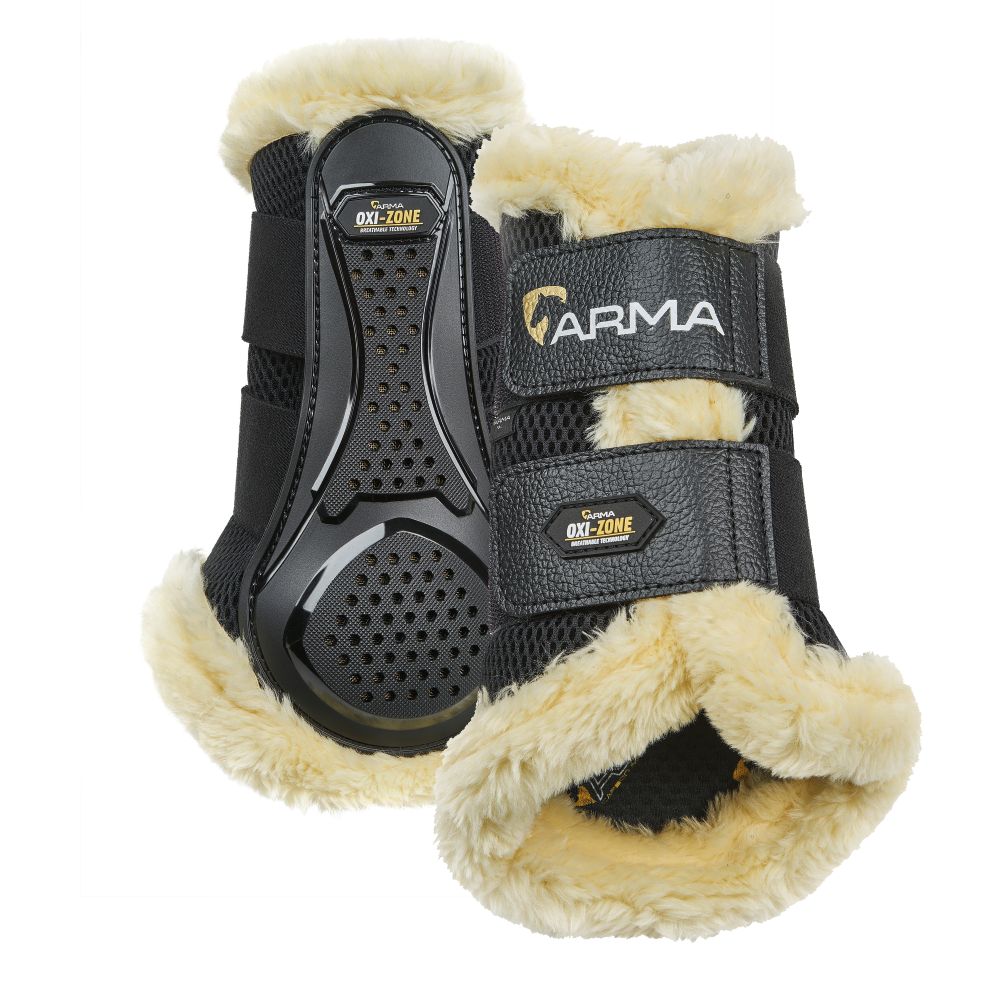 ARMA OXI-ZONE SUPAFLEECE BENSKYDD, Black