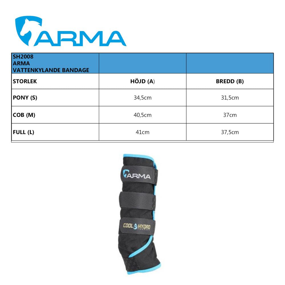 ARMA Vattenkylande bandage, Black