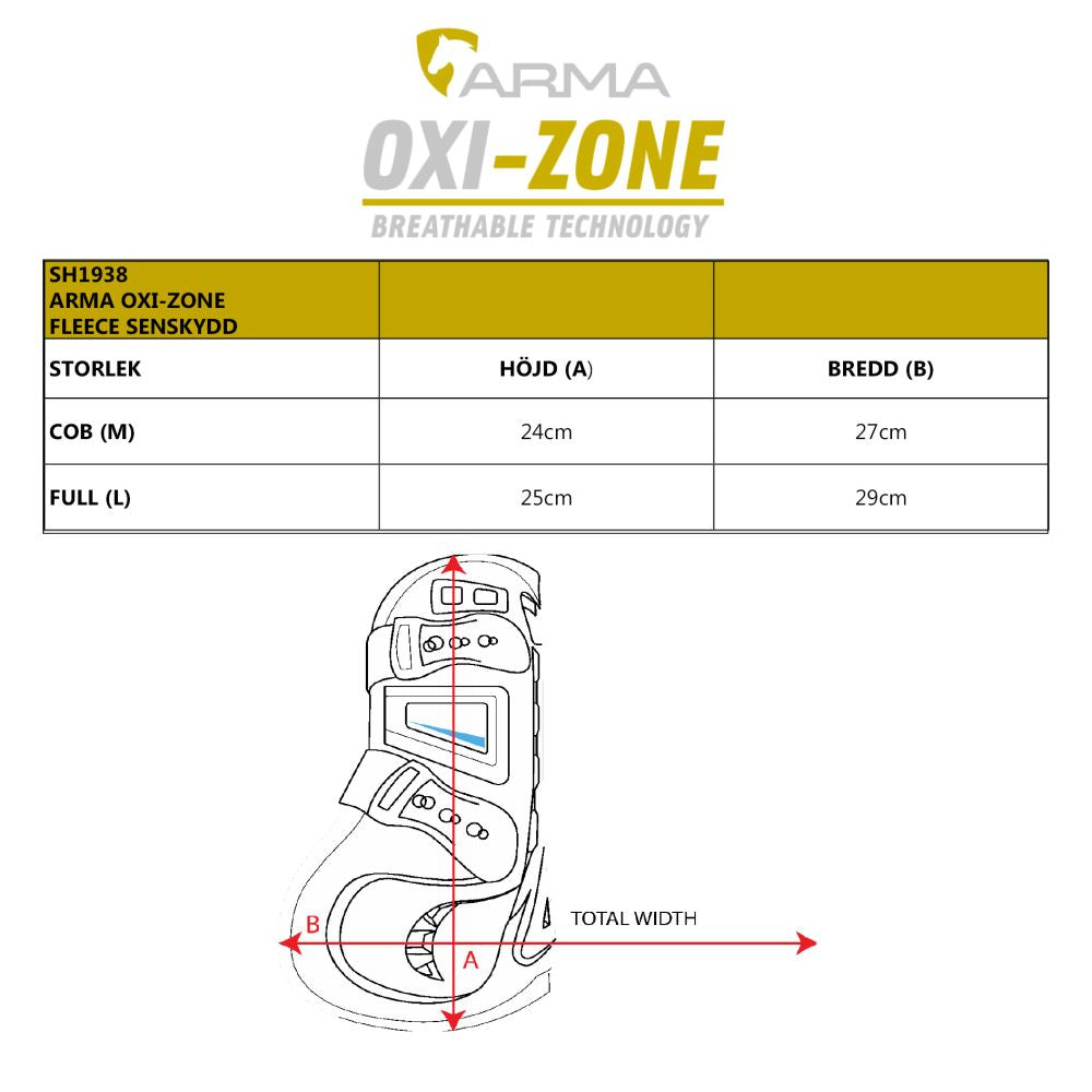 ARMA OXI-ZONE SUPAFLEECE SENSKYDD, Black