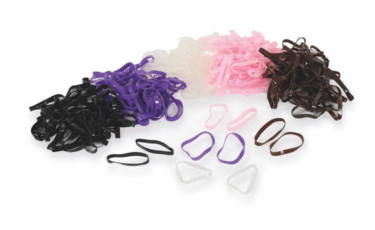 EZI-GROOM Gummiband i Silikon, ca 450st