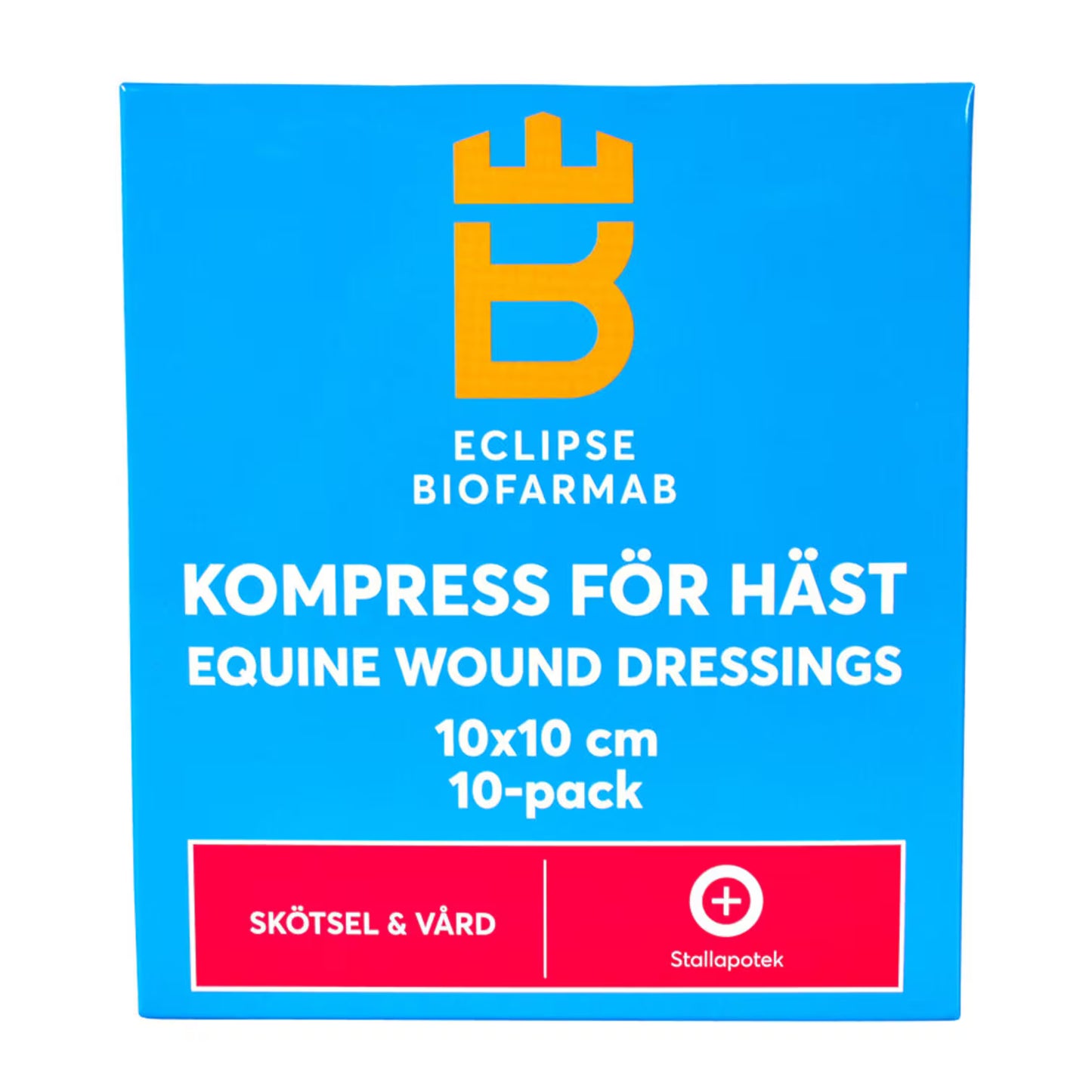 Eclipse Biofarmab Kompress för djur 10x10 cm 10-pack