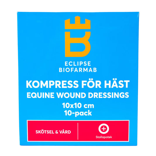 Eclipse Biofarmab Kompress för djur 10x10 cm 10-pack