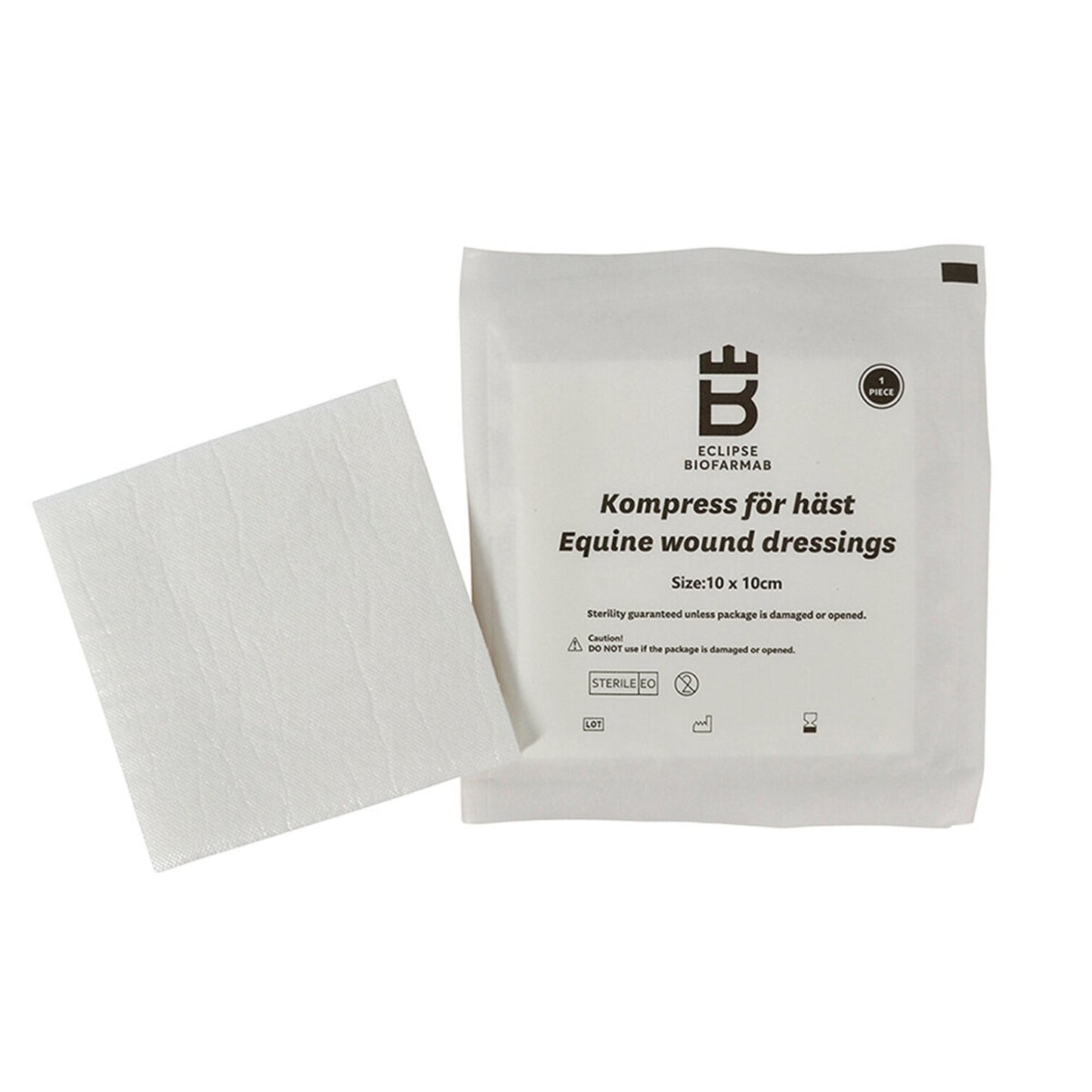 Eclipse Biofarmab Kompress för djur 10x10 cm 10-pack