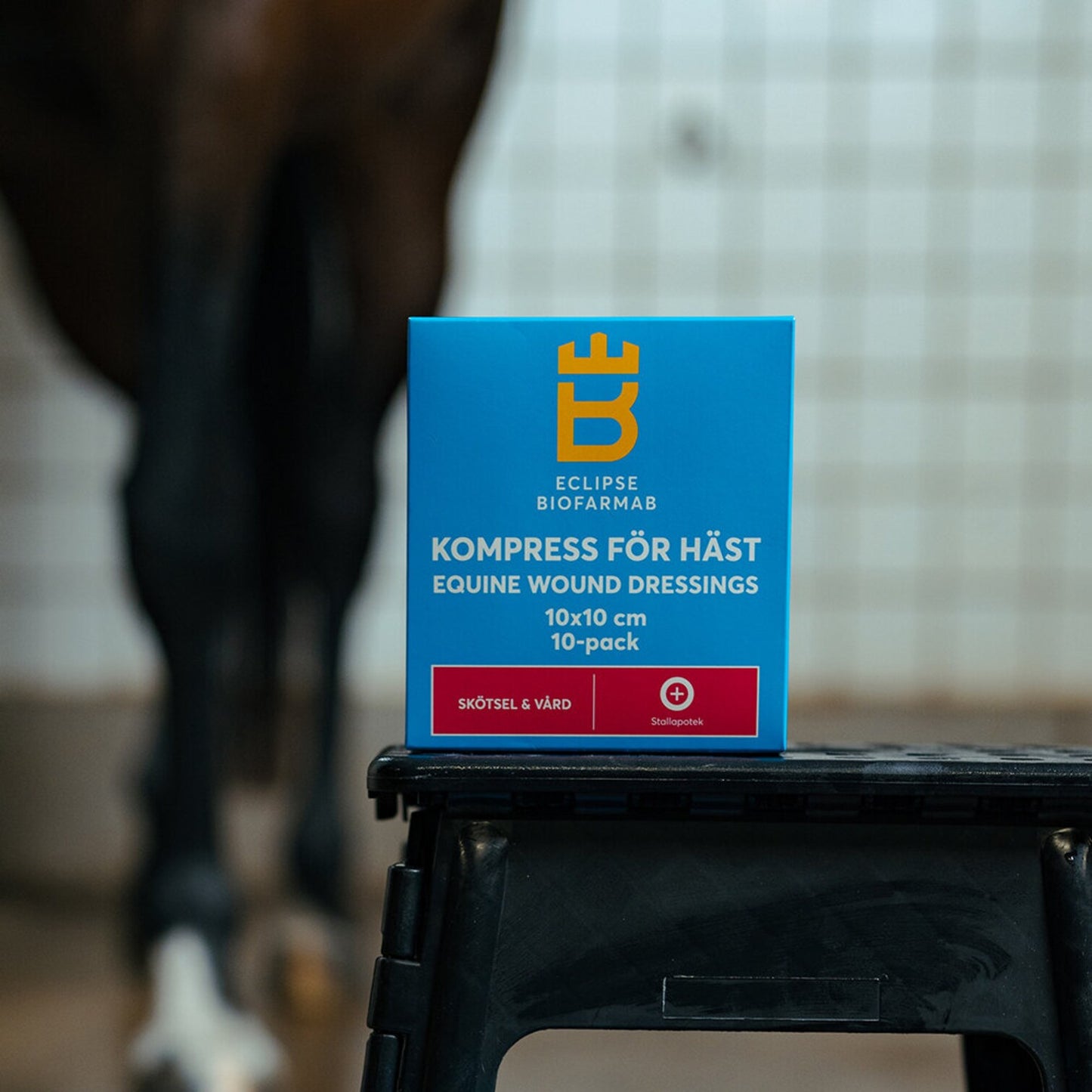 Eclipse Biofarmab Kompress för djur 10x10 cm 10-pack