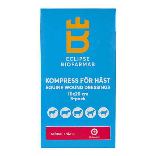 Eclipse Biofarmab Kompress för djur 10x20 cm 5-pack