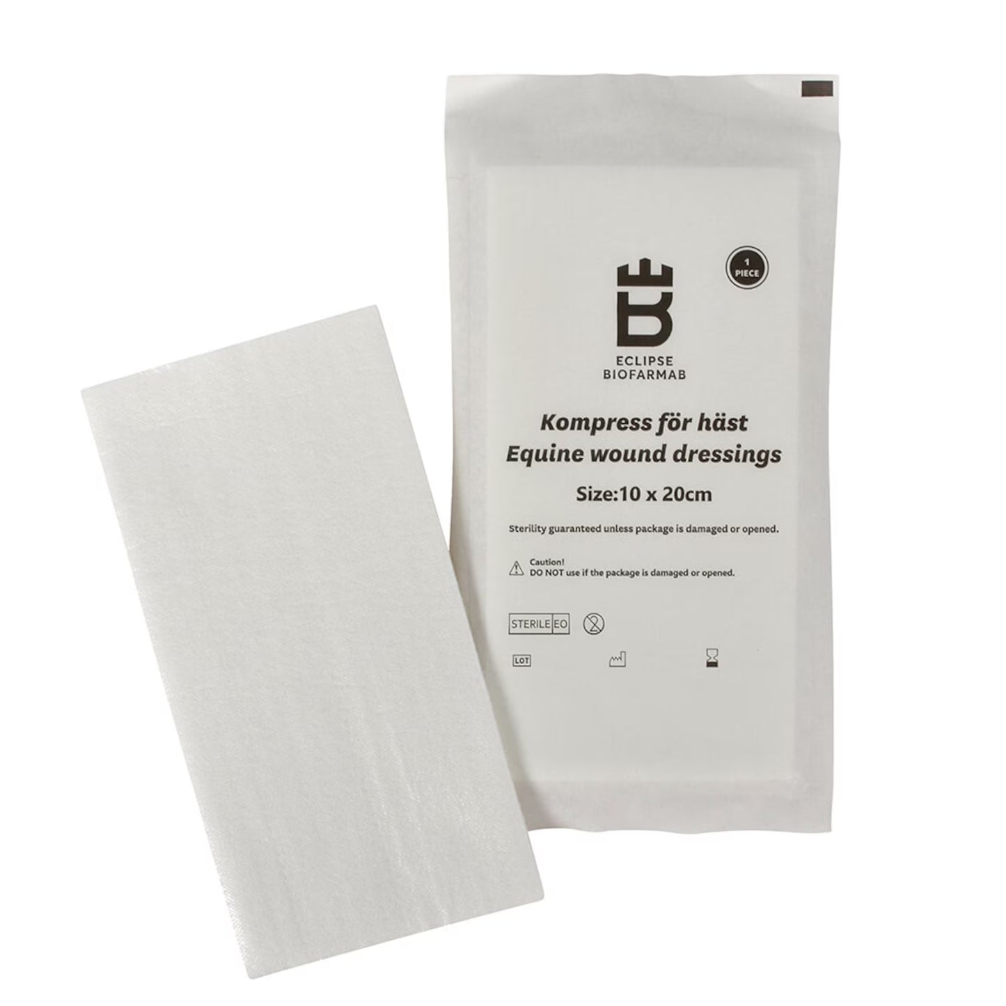 Eclipse Biofarmab Kompress för djur 10x20 cm 5-pack