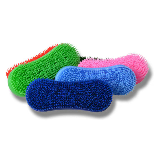 Hansbo Sport Plastborste Grooming Star 2-pack Mixade färger