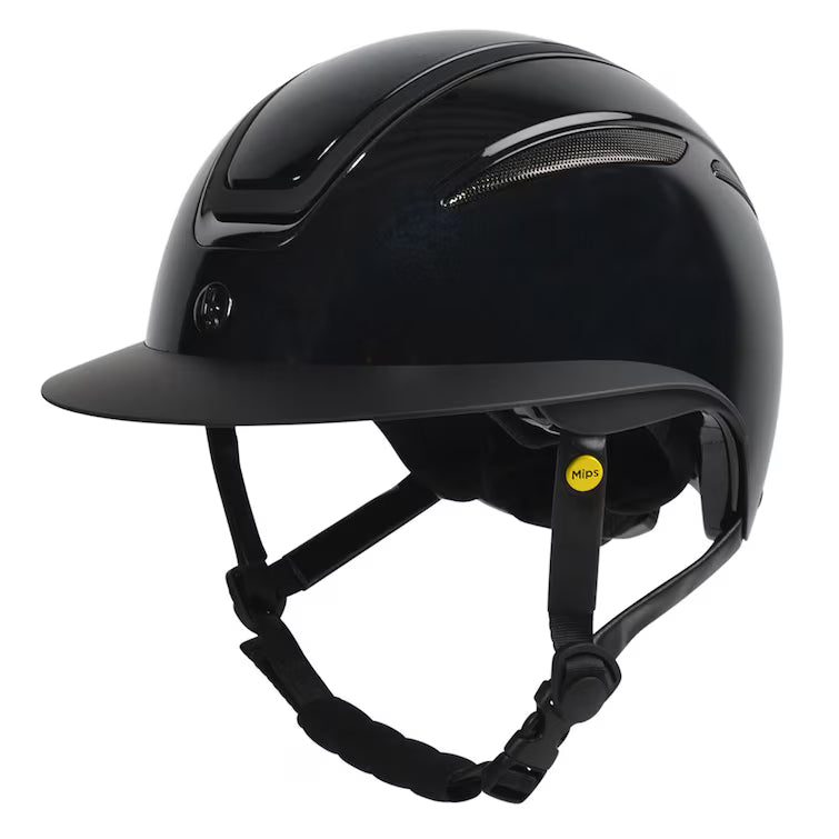 Ridhjälm Mips Air Glossy Metall