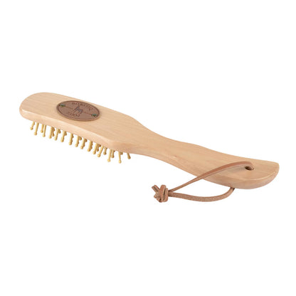 Borstiq Farm Man/svans borste i trä ergonomisk