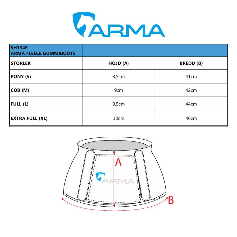 ARMA Fleece Gummi Boots