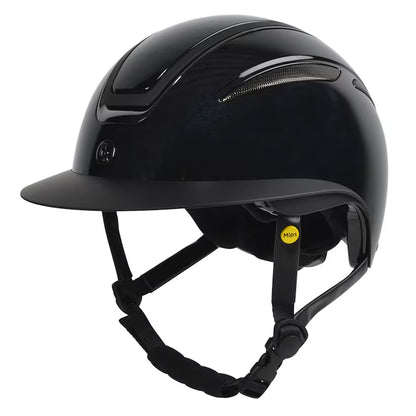 Ridhjälm Mips Air Glossy Metall